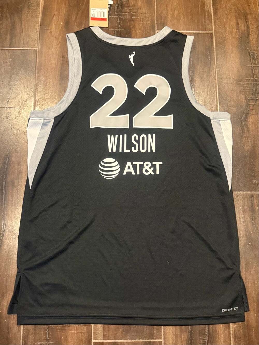 Nike Las Vegas Aces A'ja Wilson #22 Explorer Edition WNBA Jersey Black Size 48